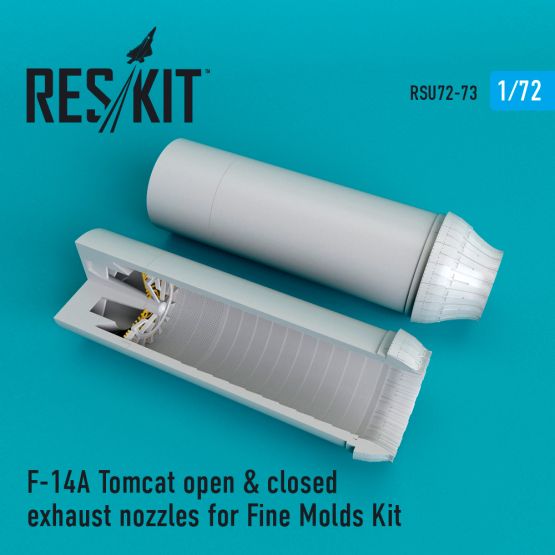 F-14A Tomcat open & closed exhaust nozzles for Fine Molds 1:72
