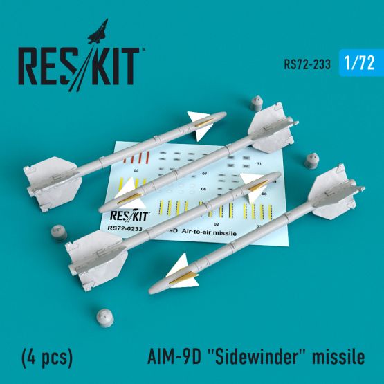 AIM-9D Sidewinder missile 1:72