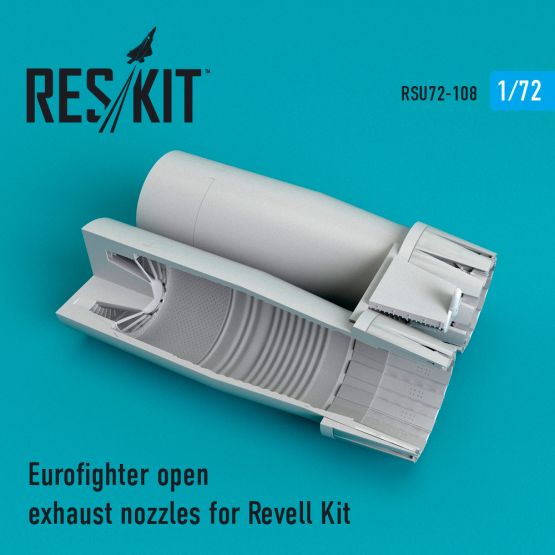Eurofighter open exhaust nozzles for Revell 1:72
