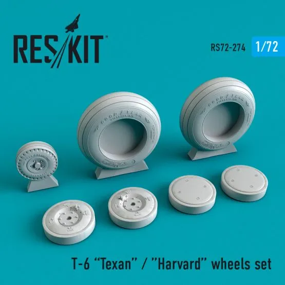 Texan T-6 wheels set 1:72