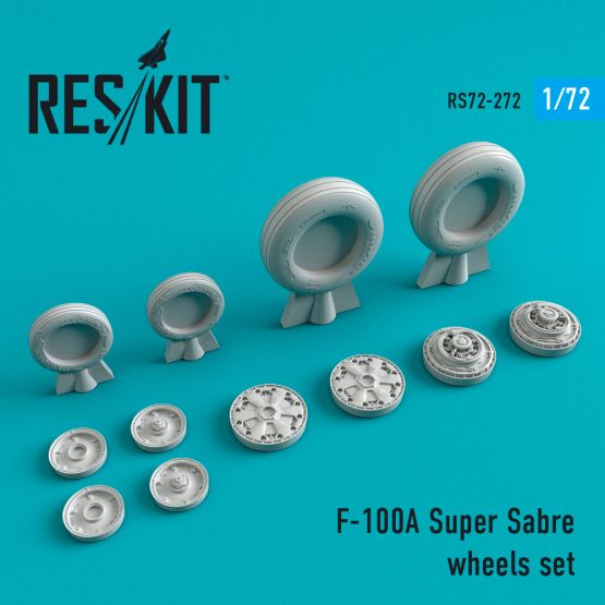 F-100A Super Sabre wheels set 1:72