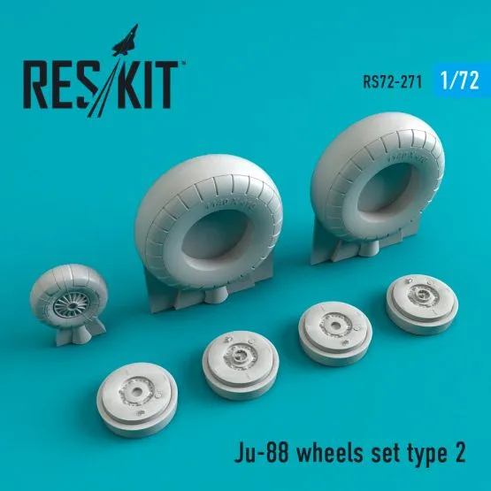 Ju-88 wheels set type 2 1:72
