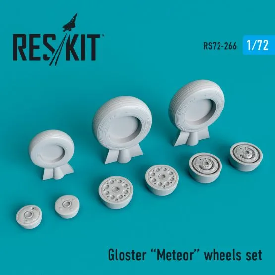 Gloster Meteor wheels set 1:72