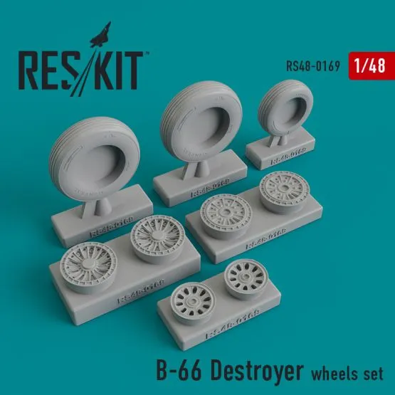 B-66 Destroyer wheels set 1:48