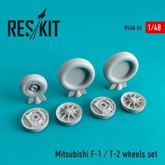 Mitsubishi F-1 / T-2 wheels set 1:48