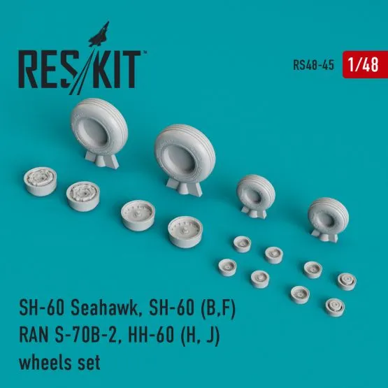 SH-60 Seahawk wheels set 1:48