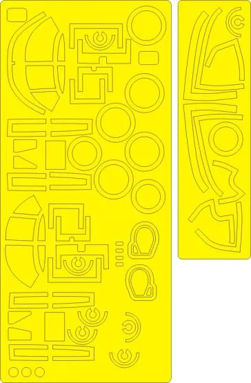 B-26C-50 Invader EXPERT mask for ICM 1:48