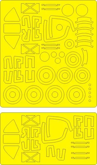 P-38H Lightning EXPERT mask for Tamiya 1:48