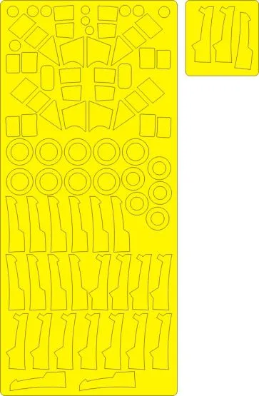 C-27J Spartan EXPERT mask for Italeri 1:72