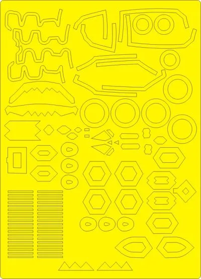 J-20 Mighty Dragon BIG EXPERT mask for Trumpeter 1:48