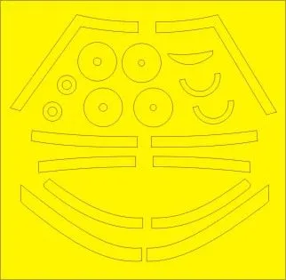 BAC Jet Provost T.5 mask for Fly 1:48