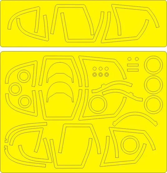 Yak-130 ADVANCED mask for Zvezda 1:48