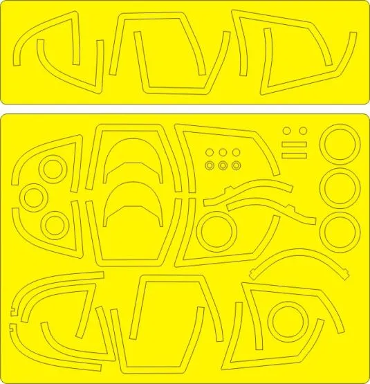 Yak-130 EXPERT mask for Zvezda 1:48