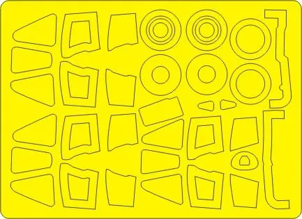 Su-25 ADVANCED mask for Zvezda 1:72