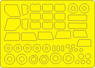 BM-30 Smerch (9K58) mask for Modelcollect 1:72
