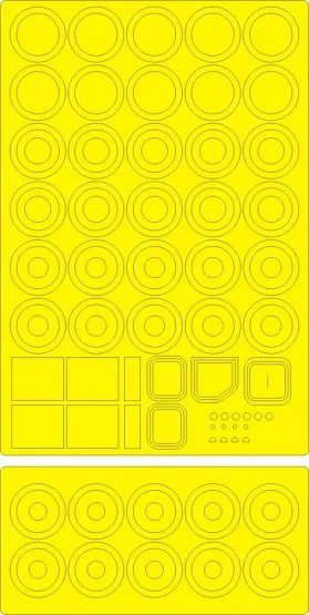 M752 Tactical Ballistic Missile Launcher mask for Dragon 1:35