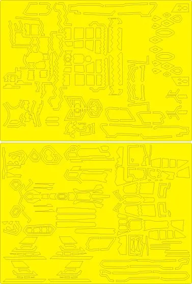 F-35A Lightning II figther RAM PANELS mask for Meng 1:48