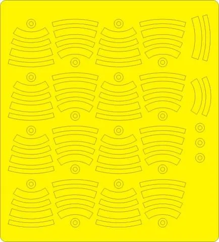 Mk.82 Bombs with 2 stripes mask for Hobby Boss A-7/A-6 1:48