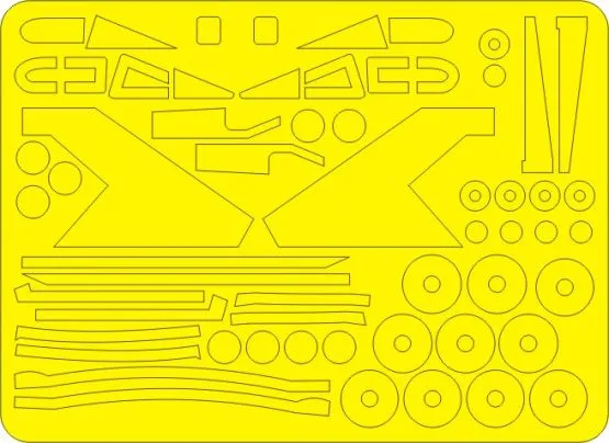 CF-105 Arrow mask for Hobbycraft 1:48