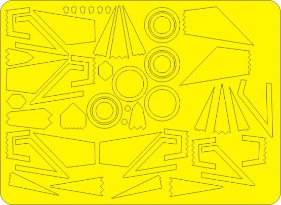 F-117A Nighthawk ADVANCED mask for Tamiya 1:48