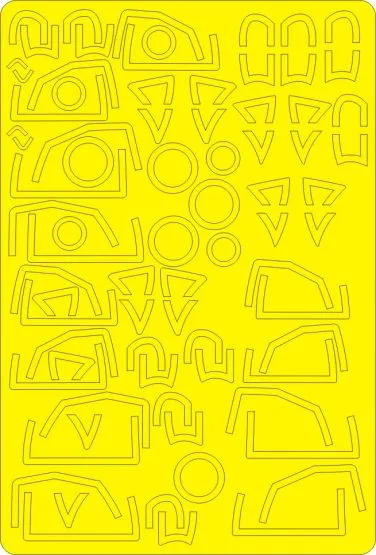 EA-6B Prowler ADVANCED mask for Kinetic 1:48