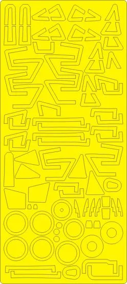 Su-25UB/UBK ADVANCED mask 1:48