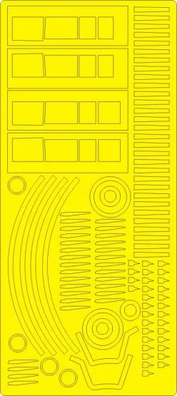 F-14D Tomcat EXHAUST NOZZLES mask for Tamiya 1:48