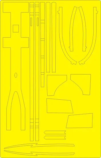 S-3A/B Viking CAMOUFLAGE mask for Italeri 1:48