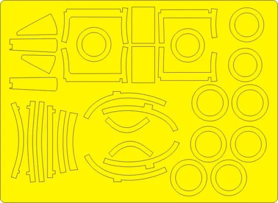 Gloster Javelin FAW9/9R ADVANCED mask for Airfix 1:48