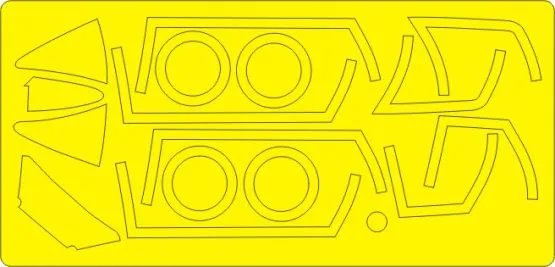 Buccaneer S.2C ADVANCED mask for Airfix 1:48