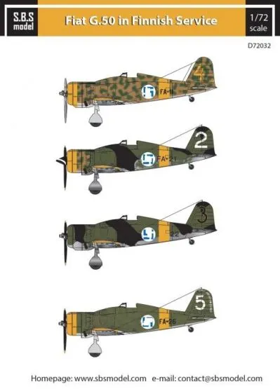 Fiat G.50 Freccia in Finnish Service 1:72