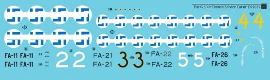 Fiat G.50 Freccia in Finnish Service 1:72