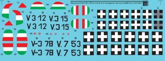 Bf 109G-2, G-4 in Hungarian Service WW II 1:72
