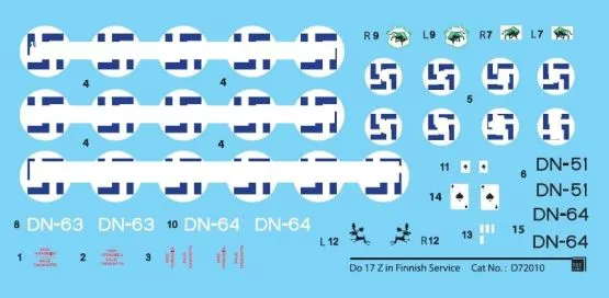 Do 17Z in Finnish Service 1:72