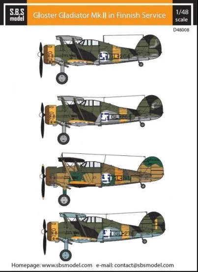 Gloster Gladiator in Finnish Service 1:48