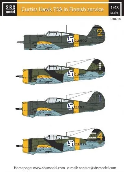 Curtiss Hawk 75A in Finnish Service 1:48