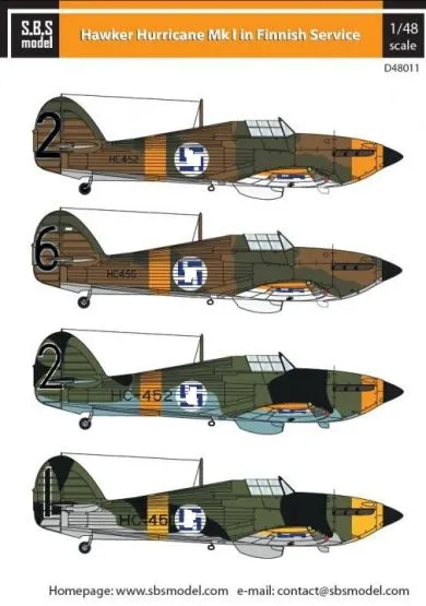 Hawker Hurricane Mk. I in Finnish Service 1:48