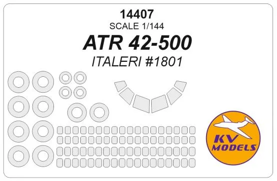 ATR 42-500 mask for Italeri 1:144