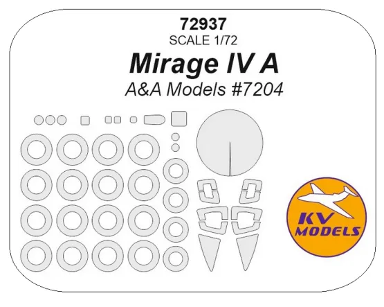 Mirage IVA mask for A&A Models 1:72 Mirage IVA mask for A&A Models 1:72