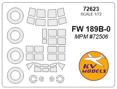 Fw 189B-0 mask for MPM 1:72