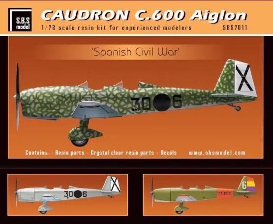 Caudron C.600 Aiglon - Spanish Civil War 1:72