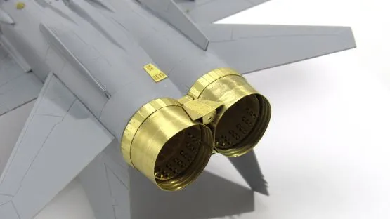MiG-31 exhaust nozzle for Zvezda 1:72