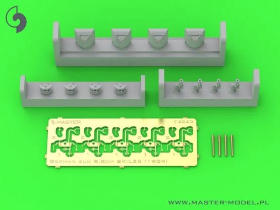 German gun 8,8cm/35 (3.46in) SK L/35 1:350