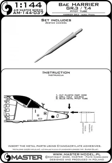 Harrier GR.3 / T.4 - Pitot Tube 1:144