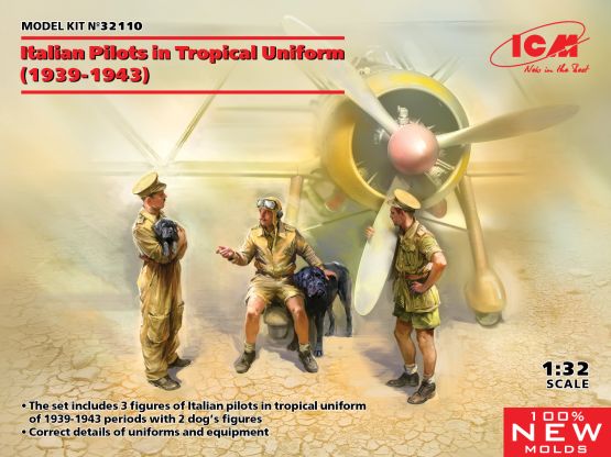 Italian Pilots in Tropical Uniform (1939-1943) 1:32