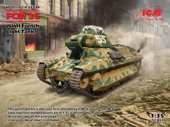 FCM 36 WWII French Light Tank 1:35