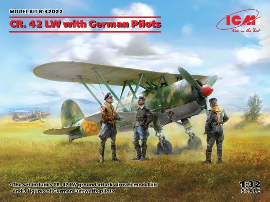 Fiat CR. 42 LW with German Pilots 1:32 Fiat CR. 42 LW with German Pilots 1:32