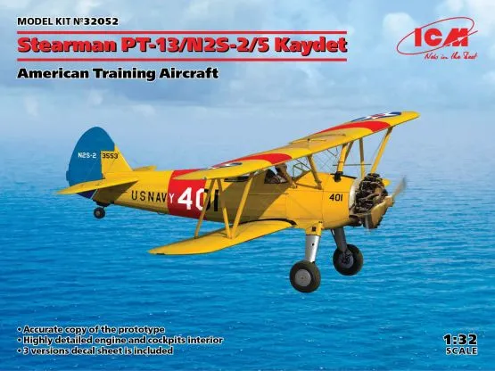 Stearman PT-13/N2S-2/5 Kaydet 1:32