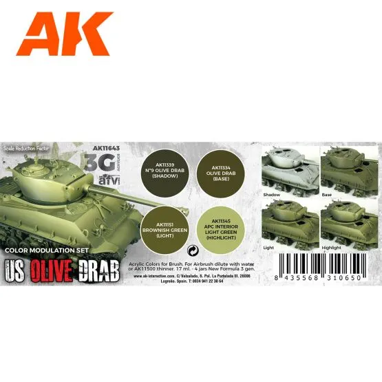 US Olive Drab Modulation set (3G)