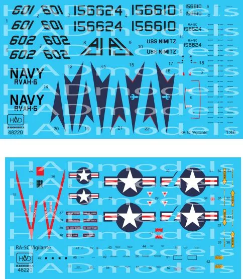 RA-5C Vigilante USS NIMITZ 1:48